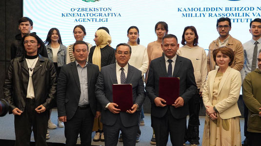 A memorandum of cooperation was signed between the Cinematography Agency and the National Institute of Art and Design named after Kamoliddin Behzod