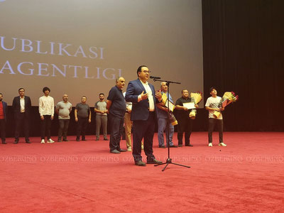 The cinematography agency presented the largest rolling screen in the CIS countries