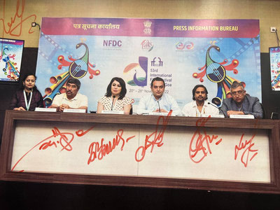 A press conference was held with representatives of the delegation of Uzbekistan at the International Film Festival of India