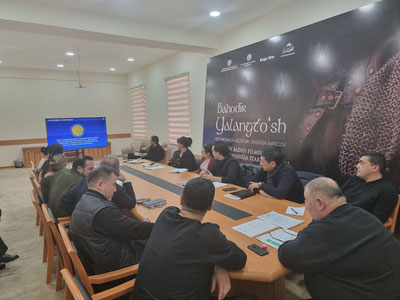 A patriotic hour was held at the Cinematography agency on the theme "Vatanimga tayanchman"