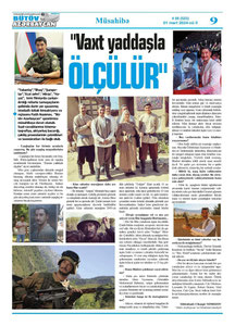 O'zbek aktyori Ozarbayjon jurnalida